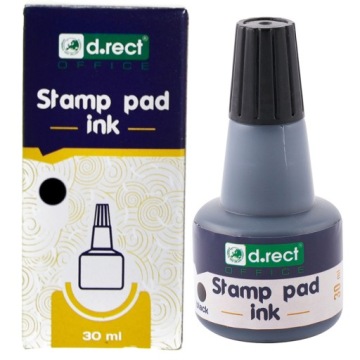 Штемпельные чернила D.RECT ​​черные 30мл
