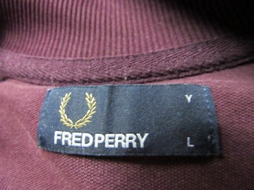 FRED PERRY/ ORYGINALNA SPORTOWA BORDOWA BLUZA /XS