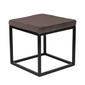 Pufa Ławka kwadratowa SNAP Linda Cube Loft Brązowa