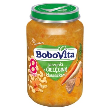 BOBOVITA Jarzynki z cielęciną, 190g