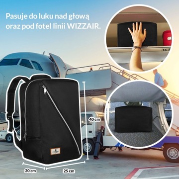 Peterson torba kabinowa bagaż podręczny wizzair