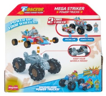 T-RACERS Power Truck Mega Striker pojazd + kierowc