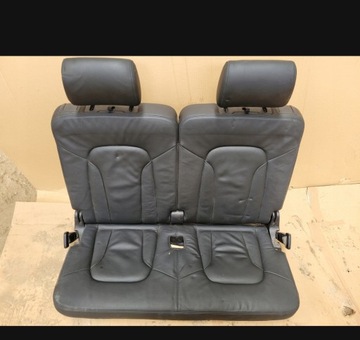 AUDI Q7 4L 2007R. SEDADLA S-LINE KOMPLET KŮŽE + ALCANTARA