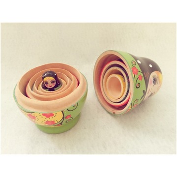 Матрешка Бабушка водное дно 5в1