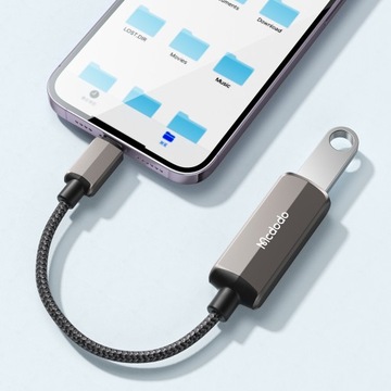 MCDODO АДАПТЕР LIGHTNING АДАПТЕР USB 3.0 OTG КАБЕЛЬ ДЛЯ ЗАРЯДКИ IPHONE
