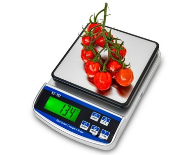 WAGA 15KG 1g ELEKTRONICZNA SKLEPOWA GASTRONOMICZNA KUCHENNA LICZĄCA SZTUKI