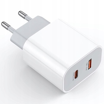 БЫСТРОЕ СЕТЕВОЕ ЗАРЯДНОЕ УСТРОЙСТВО 2XUSB QC 3.0 USB-C PD 20W UNIVERSAL CUBE