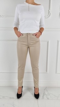 # БРЮКИ ЖЕНСКИЕ УТЕПЛЕННЫЕ - ВОШЕННАЯ КОЖА Push-Up #