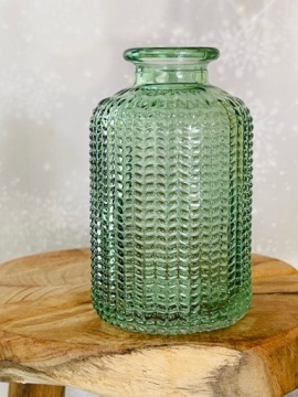 НАБОР 2x МАЛЕНЬКАЯ ВАЗА СТЕКЛЯННАЯ ВАЗА J ЗЕЛЕНЫЙ ЙОД