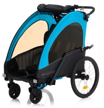 Прицеп для коляски Guto 3in1 Aluminium Premium