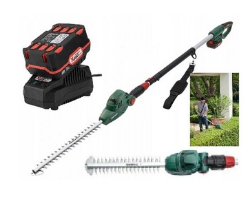 AKU NOŻYCE DO ŻYWOPŁOTU WYSIĘGNI PARKSIDE x20V 4Ah
