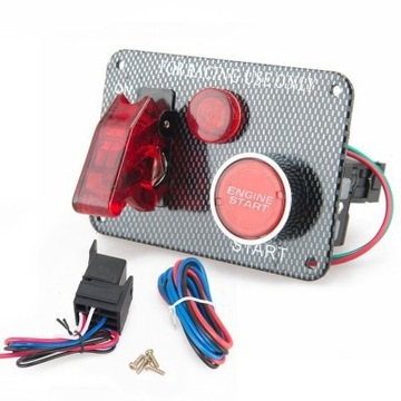 STARTER SILNIKA Z ZABEZPIECZENIEM FLIP-UP I DIODĄ LED 12V OFFROAD DRIFT KJS