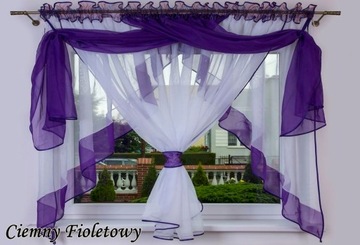 Firana Gotowa DANIA 400x150 WOAL Firanka Woda