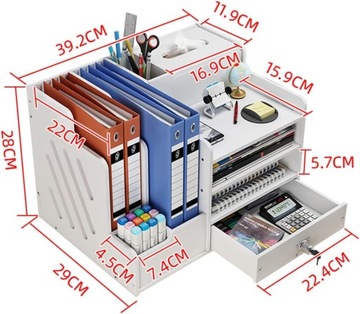 НАСТОЛЬНЫЙ ОРГАНАЙЗЕР КНИГА ДЛЯ ИНСТРУМЕНТОВ ДЕРЕВЯННАЯ РУЧКА С КЛЮЧОМ