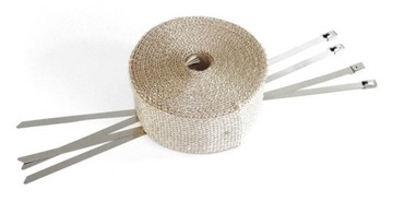 Taśma termoizolacyjna 10m do układu wydechowego temp. 450°C - 550°C pitbike