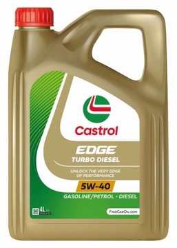 OLEJ CASTROL 5W40 4L EDGE TURBO DIESEL TITANIUM C3 / SN/CF / 505.00 505.01