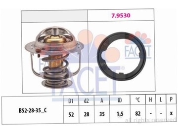 FACET 7.8493 TERMOSTAT KAPALINA CHLADÍCÍ