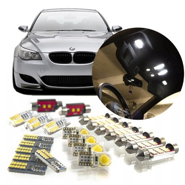 BMW E60 - ZESTAW OŚWIETLENIE WNĘTRZA LED! VIP