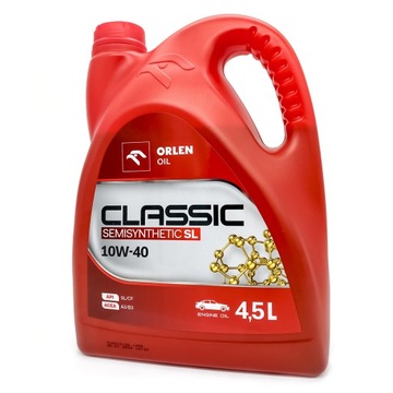 Olej PLATINUM CLASSIC SEMISYNTHETIC 10W-40 | 4,5L