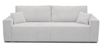 Kanapa sofa z funkcją spania rozkładana LUX w tkaninie boucle bukla