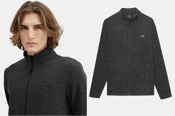 4F МУЖСКАЯ ФЛИСОВАЯ СВИТШОТ НА МОЛНИИ