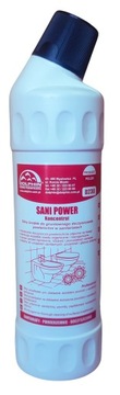 SILNY KWAŚNY ŚRODEK DO USUWANIA KAMIENIA OSADÓW CEMENTU RDZY SANI POWER 750