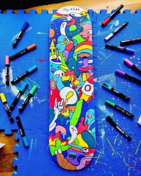 Маркер Posca PC-5M с краской для плакатов, набор из 8 шт.
