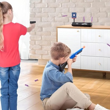 STRZELNICA TARCZA ELEKTRONICZNA 3 CELE GRA ZRĘCZNOŚCIOWA STRZELANIE DO CELU