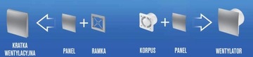 Панельная решетка ESCUDO GLASS PEGR100P Red system