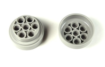 KOŁO Z OTWORAMI LEGO Technic J.SZARE 2szt. 60208