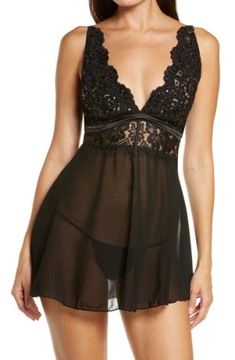 Śliczna koszulka Ann Sunmers Fiercely Lace Babydoll Chemise 38-40