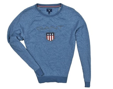 GANT Logowana Bluza Męska Bez Kaptura Shield Crew Neck / L