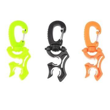 Двойной держатель шланга для дайвинга, 2 шт. с поворотным шарниром