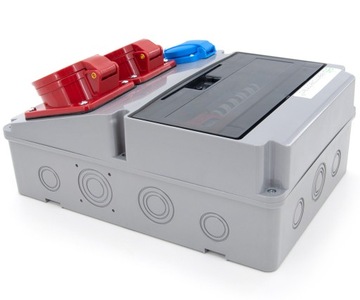 ЗАЩИЩЕННЫЙ РАСПРЕДЕЛИТЕЛЬНЫЙ ЩИТ 32А 16А 5П 230В СЧЕТЧИК