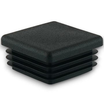 ЗАГЛУШКА ПЛАСТИКОВАЯ 40Х40 ЧЕРНАЯ 10 ШТ ВНУТРЕННЯЯ ДЛЯ ПРОФИЛЯ