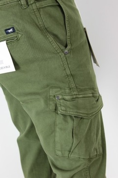 MUSTANG CARGO CHINO BeFlex SLIM JEANSY BOJÓWKI JOGGERS _ W32 L32