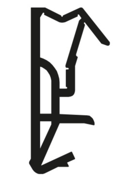 ПРОКЛАДКА 5005 НАРУЖНАЯ ВХОДНАЯ ДВЕРЬ АНТРАЦИТОВАЯ 6 м