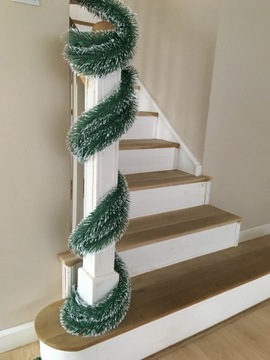 GIRLANDA ŁAŃCUCH SELEDYNOWO ZIELONY 10x4,5m