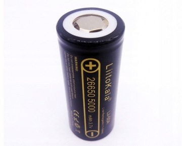 AKUMULATOREK BATERIA 26650 5000mAh 3.7V LiitoKala