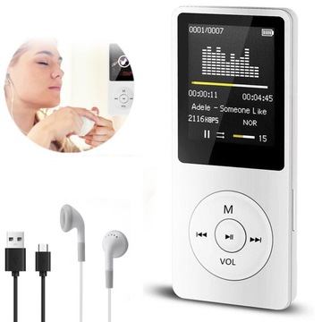 MP3-плеер 16 ГБ с Bluetooth-передатчиком для просмотра фильмов и 4000 песен.