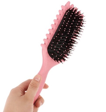 ЩЕТКА для вьющихся волос, кудрей, придающих форму локонов, из кабаньей щетины SzW10