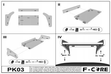 Средняя полка TIR MERCEDES 814 817 1983-1998 гг.