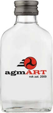 Buteleczki Butelki setki z grawerem nadrukiem logo firmy danymi Prezent