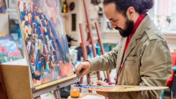 RENESANS АКРИЛОВАЯ КРАСКА 200мл МЕТАЛЛИЧЕСКАЯ ПЛАТИНА 29