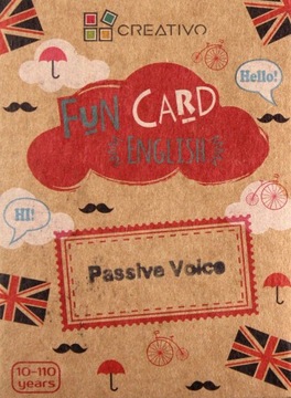 Fun Card English. Passive Voice