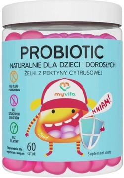 MyVita PROBIOTIC Naturalne ŻELKI Dzieci BAKTERIE