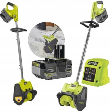 СНЕГОУборщик RYOBI АККУМУЛЯТОРНЫЙ 25 СМ 18V ONE+ 4 Ач ЗАРЯДНОЕ УСТРОЙСТВО RY18ST25A-140