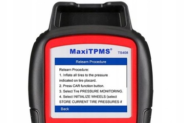 Сканер Autel MaxiTPMS TS408 поддерживает датчики TPMS
