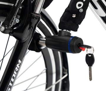 Замок для велосипеда Цепной замок 120 см МОТОР-СКУТЕР С КЛЮЧОМ