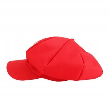 CZAPKA Z DASZKIEM SUPER MARIO BROS COSPLAY CZERWON